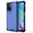 Coque Rebord Contour Silicone et Vitre Transparente Housse Etui 360 Degres AM1 pour Xiaomi Redmi 10 (2022) Bleu