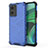 Coque Rebord Contour Silicone et Vitre Transparente Housse Etui 360 Degres AM1 pour Xiaomi Redmi 10 5G Bleu