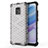 Coque Rebord Contour Silicone et Vitre Transparente Housse Etui 360 Degres AM1 pour Xiaomi Redmi 10X Pro 5G Blanc