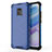 Coque Rebord Contour Silicone et Vitre Transparente Housse Etui 360 Degres AM1 pour Xiaomi Redmi 10X Pro 5G Bleu