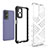 Coque Rebord Contour Silicone et Vitre Transparente Housse Etui 360 Degres AM1 pour Xiaomi Redmi 11 Prime 4G Petit