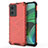 Coque Rebord Contour Silicone et Vitre Transparente Housse Etui 360 Degres AM1 pour Xiaomi Redmi 11 Prime 5G Rouge