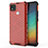 Coque Rebord Contour Silicone et Vitre Transparente Housse Etui 360 Degres AM1 pour Xiaomi Redmi 9 India Rouge