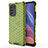 Coque Rebord Contour Silicone et Vitre Transparente Housse Etui 360 Degres AM1 pour Xiaomi Redmi K40 Pro 5G Vert