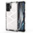 Coque Rebord Contour Silicone et Vitre Transparente Housse Etui 360 Degres AM1 pour Xiaomi Redmi K50 Gaming AMG F1 5G Blanc