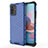 Coque Rebord Contour Silicone et Vitre Transparente Housse Etui 360 Degres AM1 pour Xiaomi Redmi Note 10 4G Bleu