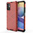 Coque Rebord Contour Silicone et Vitre Transparente Housse Etui 360 Degres AM1 pour Xiaomi Redmi Note 10 5G Rouge