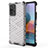 Coque Rebord Contour Silicone et Vitre Transparente Housse Etui 360 Degres AM1 pour Xiaomi Redmi Note 10 Pro 4G Blanc