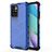 Coque Rebord Contour Silicone et Vitre Transparente Housse Etui 360 Degres AM1 pour Xiaomi Redmi Note 11 4G (2021) Bleu