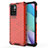 Coque Rebord Contour Silicone et Vitre Transparente Housse Etui 360 Degres AM1 pour Xiaomi Redmi Note 11 4G (2021) Rouge