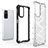 Coque Rebord Contour Silicone et Vitre Transparente Housse Etui 360 Degres AM1 pour Xiaomi Redmi Note 11 4G (2022) Petit