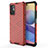Coque Rebord Contour Silicone et Vitre Transparente Housse Etui 360 Degres AM1 pour Xiaomi Redmi Note 11 SE 5G Rouge