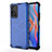 Coque Rebord Contour Silicone et Vitre Transparente Housse Etui 360 Degres AM1 pour Xiaomi Redmi Note 11S 5G Bleu