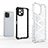 Coque Rebord Contour Silicone et Vitre Transparente Housse Etui 360 Degres AM2 pour Huawei Enjoy 50z Petit