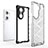 Coque Rebord Contour Silicone et Vitre Transparente Housse Etui 360 Degres AM2 pour Huawei Honor 60 5G Petit