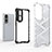 Coque Rebord Contour Silicone et Vitre Transparente Housse Etui 360 Degres AM2 pour Huawei Honor 80 Pro 5G Petit