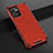 Coque Rebord Contour Silicone et Vitre Transparente Housse Etui 360 Degres AM2 pour OnePlus Nord CE 2 5G Rouge