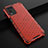 Coque Rebord Contour Silicone et Vitre Transparente Housse Etui 360 Degres AM2 pour Oppo A54 4G Rouge