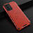 Coque Rebord Contour Silicone et Vitre Transparente Housse Etui 360 Degres AM2 pour Oppo K9 5G Rouge