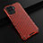 Coque Rebord Contour Silicone et Vitre Transparente Housse Etui 360 Degres AM2 pour Oppo Reno5 F Rouge