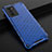 Coque Rebord Contour Silicone et Vitre Transparente Housse Etui 360 Degres AM2 pour Oppo Reno6 Pro 5G India Bleu