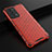 Coque Rebord Contour Silicone et Vitre Transparente Housse Etui 360 Degres AM2 pour Oppo Reno6 Pro 5G Rouge