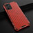 Coque Rebord Contour Silicone et Vitre Transparente Housse Etui 360 Degres AM2 pour Oppo Reno6 Z 5G Rouge