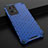 Coque Rebord Contour Silicone et Vitre Transparente Housse Etui 360 Degres AM2 pour Oppo Reno7 Pro 5G Bleu