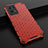 Coque Rebord Contour Silicone et Vitre Transparente Housse Etui 360 Degres AM2 pour Oppo Reno7 Pro 5G Rouge