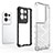 Coque Rebord Contour Silicone et Vitre Transparente Housse Etui 360 Degres AM2 pour Oppo Reno8 Pro+ Plus 5G Petit