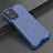 Coque Rebord Contour Silicone et Vitre Transparente Housse Etui 360 Degres AM2 pour Realme 10 4G Bleu