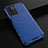 Coque Rebord Contour Silicone et Vitre Transparente Housse Etui 360 Degres AM2 pour Realme 9 SE 5G Bleu