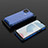 Coque Rebord Contour Silicone et Vitre Transparente Housse Etui 360 Degres AM2 pour Realme C21 Bleu