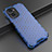 Coque Rebord Contour Silicone et Vitre Transparente Housse Etui 360 Degres AM2 pour Realme C33 (2023) Bleu