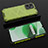 Coque Rebord Contour Silicone et Vitre Transparente Housse Etui 360 Degres AM2 pour Realme C35 Vert