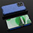 Coque Rebord Contour Silicone et Vitre Transparente Housse Etui 360 Degres AM2 pour Realme Narzo 50A Prime Bleu