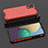 Coque Rebord Contour Silicone et Vitre Transparente Housse Etui 360 Degres AM2 pour Samsung Galaxy A03 Core Rouge