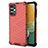 Coque Rebord Contour Silicone et Vitre Transparente Housse Etui 360 Degres AM2 pour Samsung Galaxy A13 4G Rouge