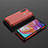 Coque Rebord Contour Silicone et Vitre Transparente Housse Etui 360 Degres AM2 pour Samsung Galaxy A70E Rouge