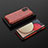 Coque Rebord Contour Silicone et Vitre Transparente Housse Etui 360 Degres AM2 pour Samsung Galaxy M02s Rouge