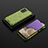 Coque Rebord Contour Silicone et Vitre Transparente Housse Etui 360 Degres AM2 pour Samsung Galaxy M32 5G Vert