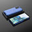 Coque Rebord Contour Silicone et Vitre Transparente Housse Etui 360 Degres AM2 pour Samsung Galaxy S20 Plus 5G Bleu