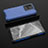 Coque Rebord Contour Silicone et Vitre Transparente Housse Etui 360 Degres AM2 pour Vivo iQOO 10 5G Bleu