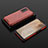 Coque Rebord Contour Silicone et Vitre Transparente Housse Etui 360 Degres AM2 pour Vivo iQOO Neo5 5G Rouge