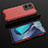 Coque Rebord Contour Silicone et Vitre Transparente Housse Etui 360 Degres AM2 pour Vivo T1 4G Rouge