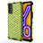 Coque Rebord Contour Silicone et Vitre Transparente Housse Etui 360 Degres AM2 pour Vivo Y12A Vert