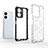 Coque Rebord Contour Silicone et Vitre Transparente Housse Etui 360 Degres AM2 pour Vivo Y16 Petit