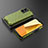 Coque Rebord Contour Silicone et Vitre Transparente Housse Etui 360 Degres AM2 pour Vivo Y16 Vert