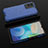 Coque Rebord Contour Silicone et Vitre Transparente Housse Etui 360 Degres AM2 pour Vivo Y55s (2021) Bleu