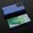 Coque Rebord Contour Silicone et Vitre Transparente Housse Etui 360 Degres AM2 pour Vivo Y73t Bleu